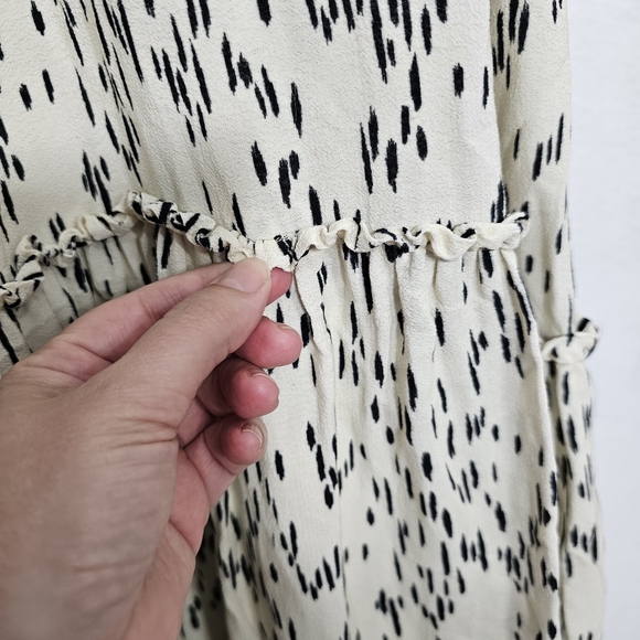 Lela Rose Printed Sleeveless Off The Shoulder Maxi Dress 8 - Picture 8 of 11